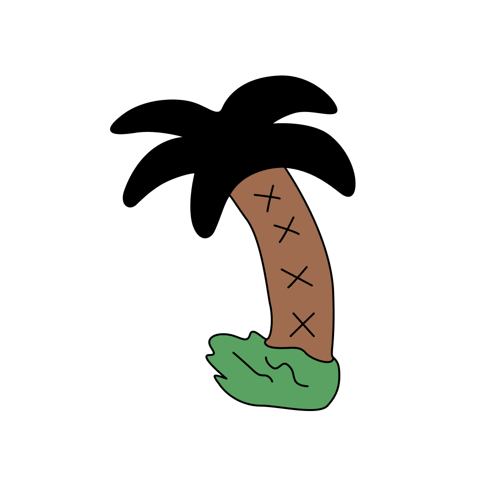 Block Palm Crossmark_filled